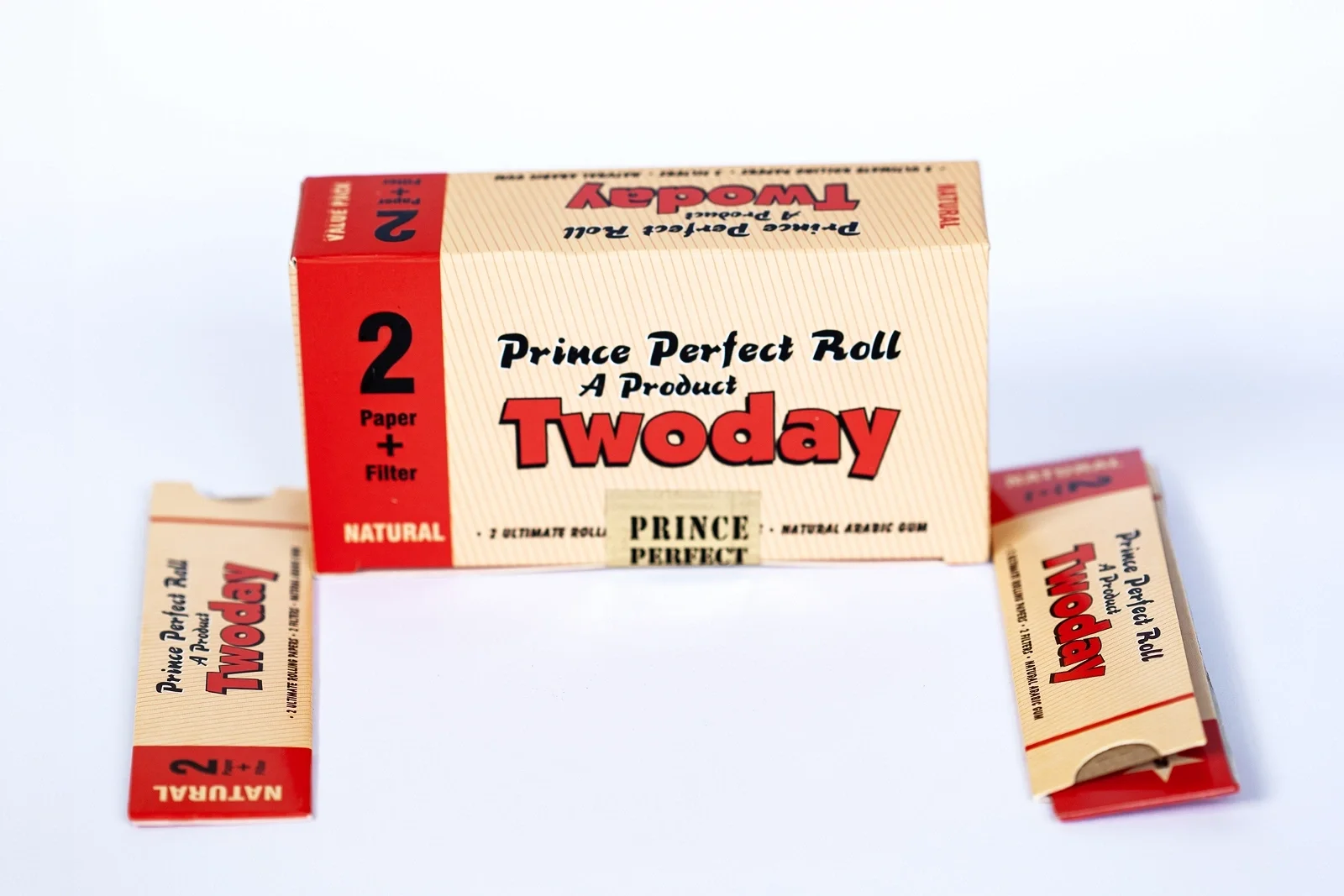 Prince Perfect Roll Natural Rolling Papers with Filter Tips