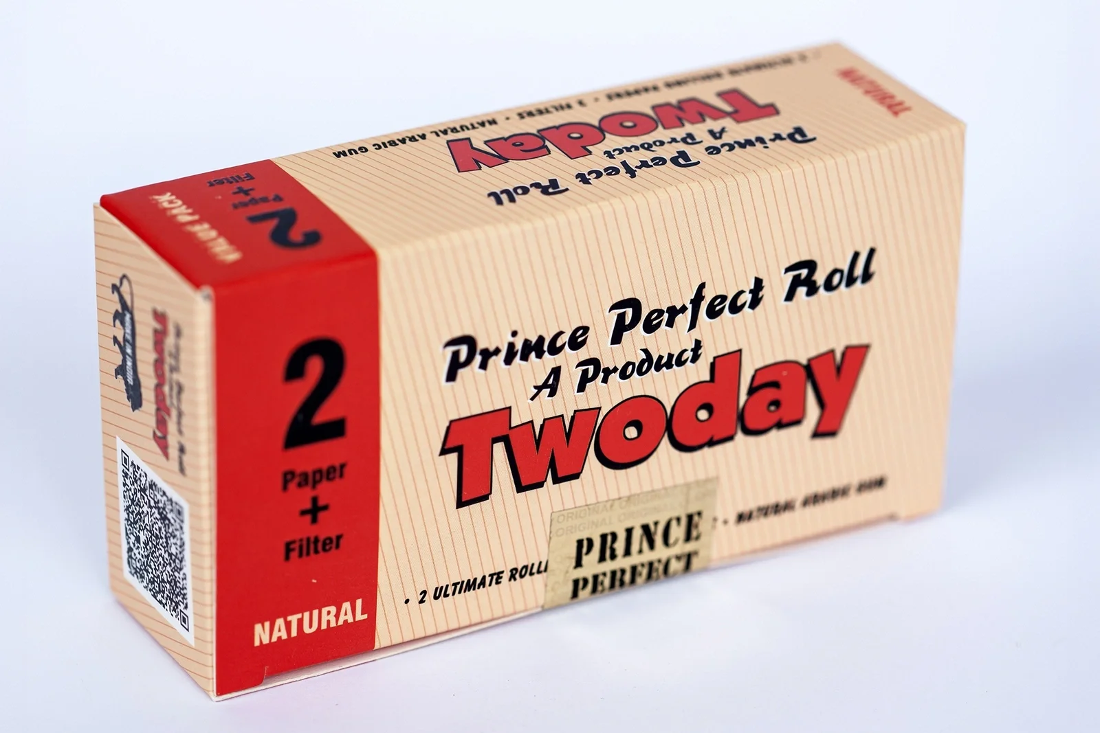 Prince Perfect Roll Natural Rolling Papers with Filter Tips